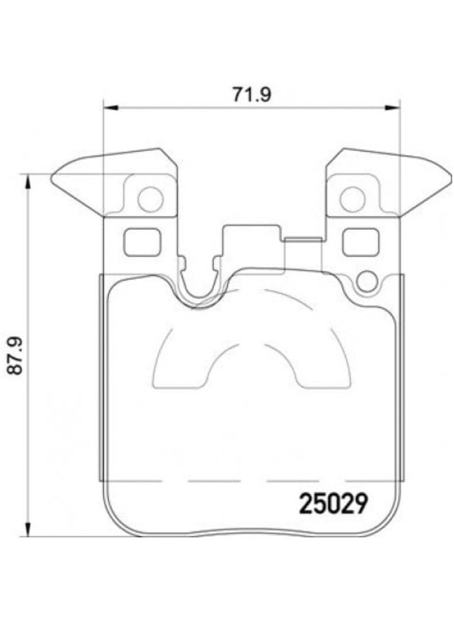 بريمبو فحمات الفرامل -  P 06 087 - Image 2