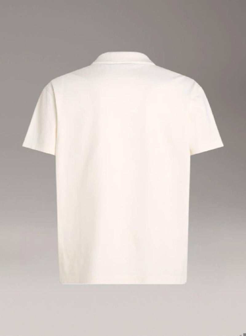 كالفن كلاين جينز بولو شيرت مزين بملصق - Image 5