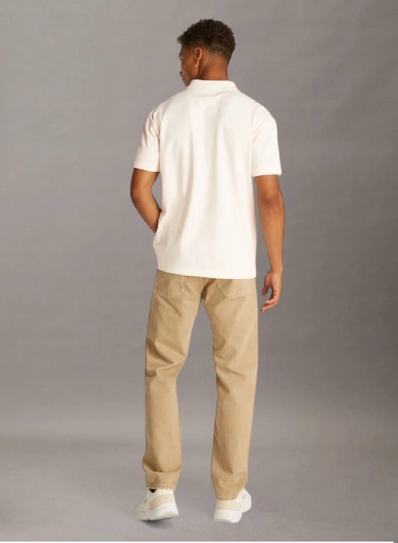 كالفن كلاين جينز بولو شيرت مزين بملصق - Image 2