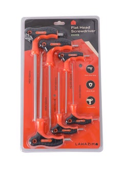 LAWAZIM Hex Screwdriver Set-6 Piece- Durable T Handle Screwdriver Kit with Double Head & Ergonomic Anti-Slip Grip -for Automotive Repair Furniture and Electronics Assembly Home Improvement Maintenance  - Image 5