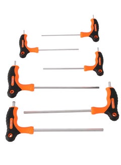 LAWAZIM Hex Screwdriver Set-6 Piece- Durable T Handle Screwdriver Kit with Double Head & Ergonomic Anti-Slip Grip -for Automotive Repair Furniture and Electronics Assembly Home Improvement Maintenance  - Image 3