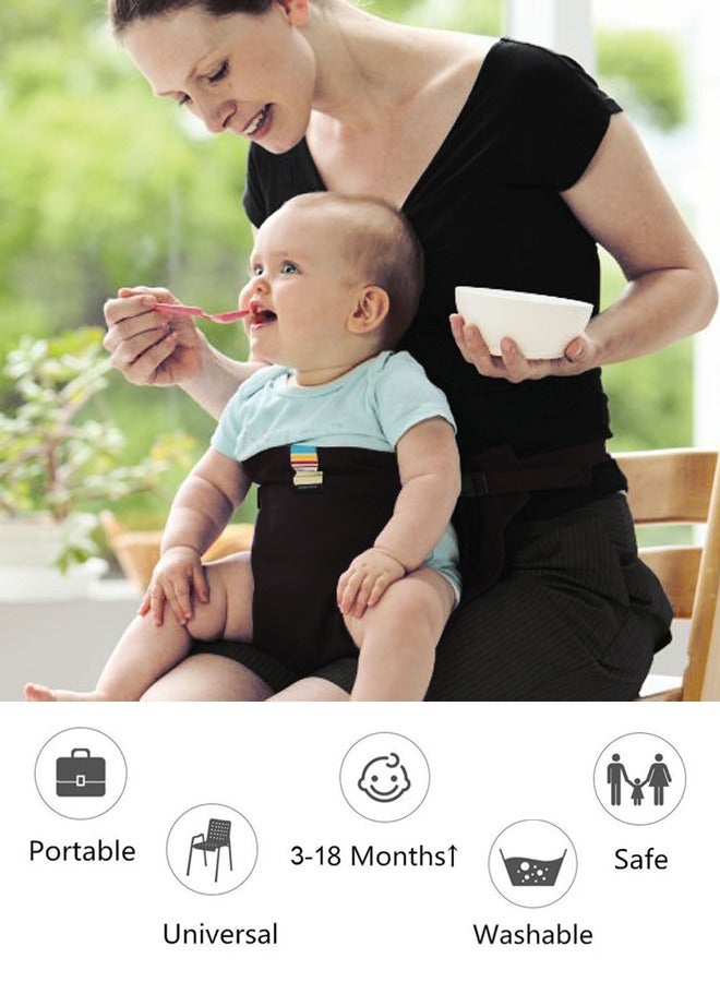 Baby Dining Chair Safety Belt Black - Image 2