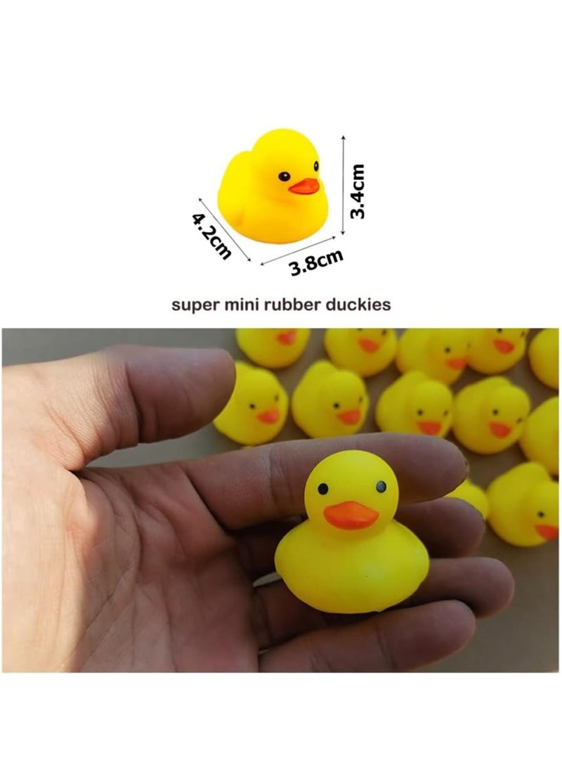 50pcs Mini Rubber Ducks, Bath Duck Toys for Toddlers Boys Girls,Squeak and Float Rubber Ducks in Bulk,Baby Shower Duck Decorations Party Favors (3.8cm) - pzsku/Z978868F3412A0DA52A77Z/45/_/1717492589/cf516b53-50ca-4255-bc65-8401d631cbcf