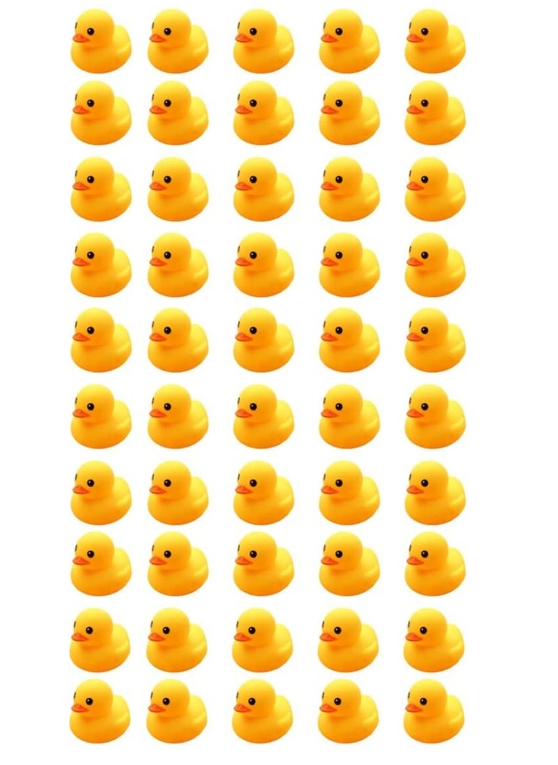 50pcs Mini Rubber Ducks, Bath Duck Toys for Toddlers Boys Girls,Squeak and Float Rubber Ducks in Bulk,Baby Shower Duck Decorations Party Favors (3.8cm) - pzsku/Z978868F3412A0DA52A77Z/45/_/1717492941/140f8a2c-ace3-4e25-9cb9-94da11d6e2d3