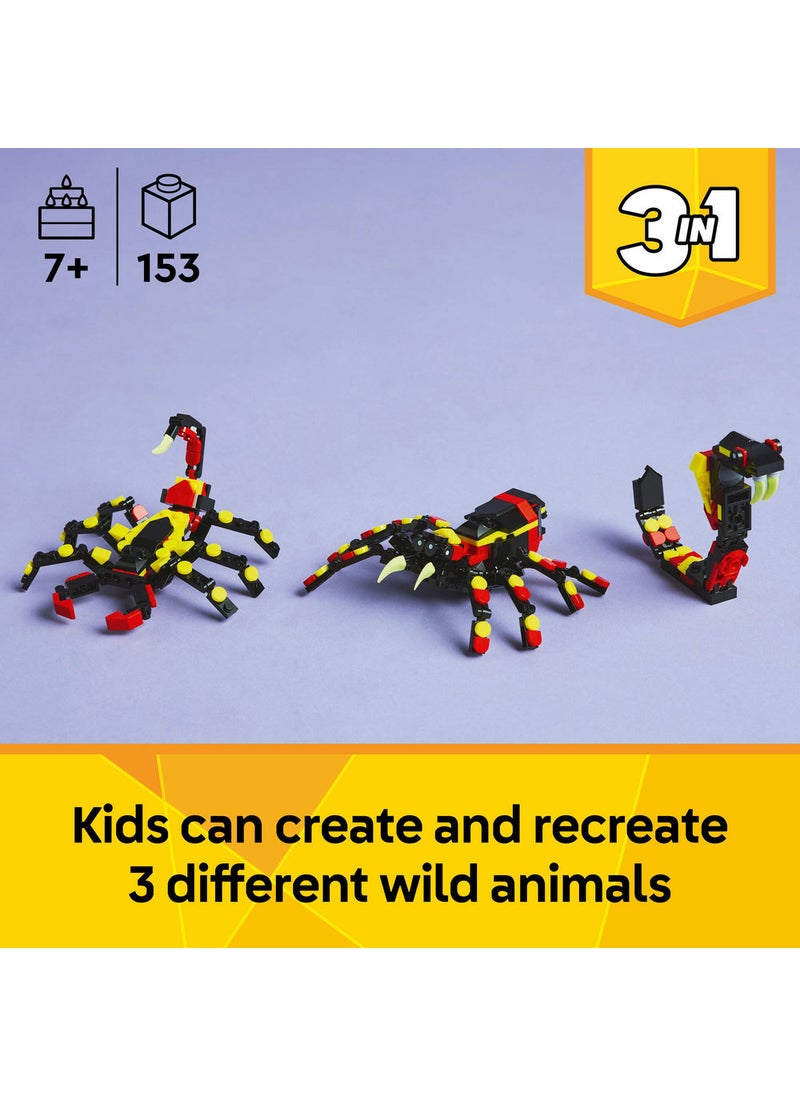 LEGO Lego Creator Wild Animals: Surprising Spider 31159 (153) Pieces  - Image 3