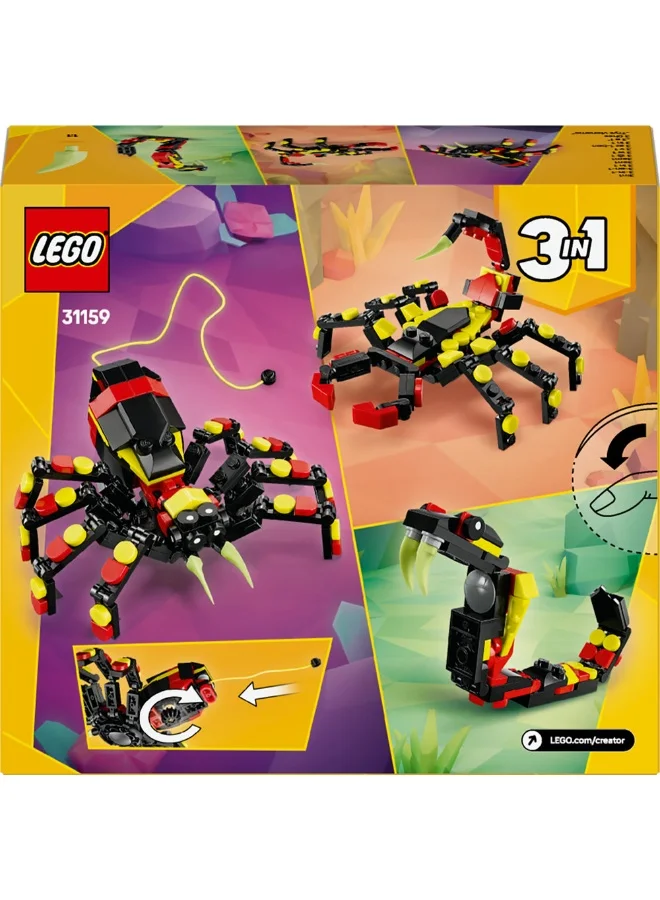 LEGO Creator 3in1 Wild Animals: Surprising Spider 31159 (153) Pieces