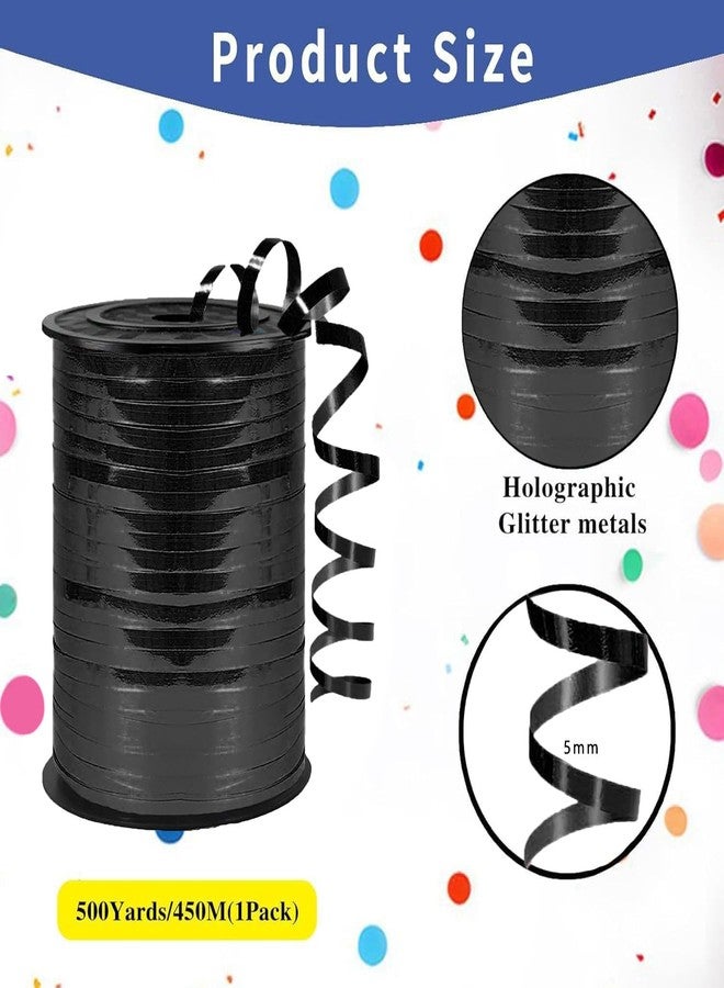 weizedm 500 Yard Premium Black Curling Ribbon,Curling Ribbon for Gift Wrapping Balloon for Party Birthday Wedding Decoration,Holiday Decorations Art Crafts, Florist Flower - Image 2
