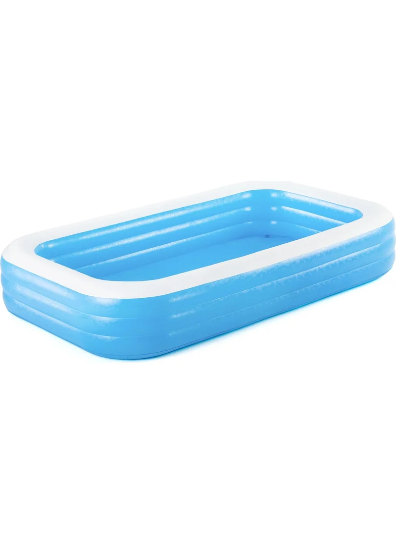 Bestway Inflatable Family Pool + Pump ( 305 x 183 x 56 cm ) 54009