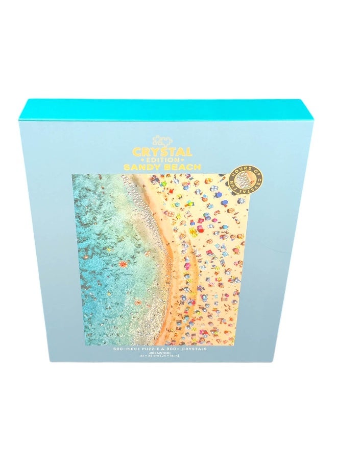 Elevate Crystal Edition Jigsaw: Sandy Beach - Image 1