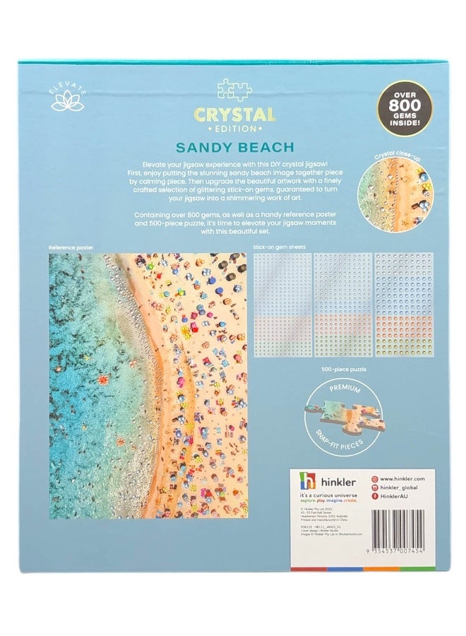 Elevate Crystal Edition Jigsaw: Sandy Beach - Image 2