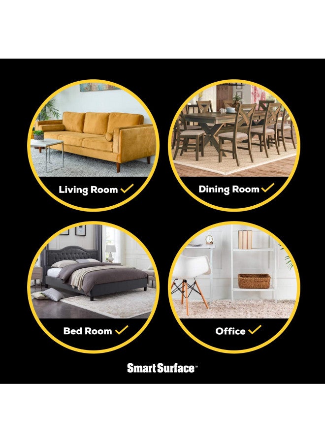 Smart Surface Smart Surface Furniture Sliders for Carpet - 16 Pack - 3.5" Round | 8295 Coasters for Heavy Furniture - Protect Your Carpeted Floors  - Image 4