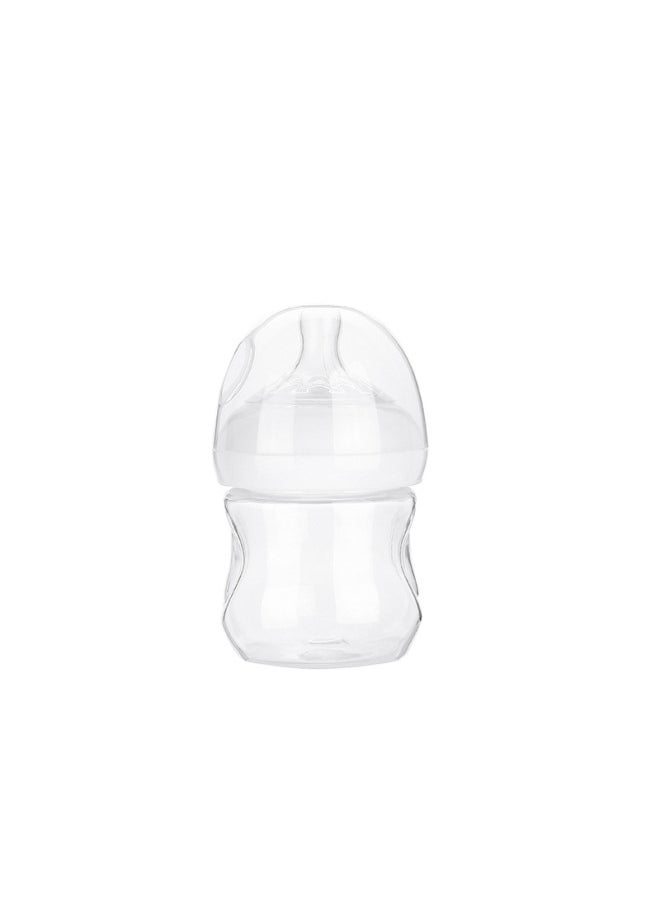 Generic - Wide-caliber PP Feeding Bottle Newborn Baby Feeding Bottle Baby Silicone Nipple Feeding Bottle Drop-resistant Anti-swelling-Capacity:125mL - Image 1