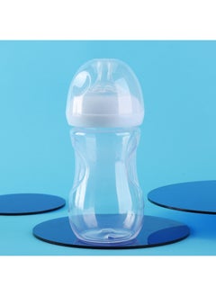 Generic Wide-caliber PP Feeding Bottle Newborn Baby Feeding Bottle Baby Silicone Nipple Feeding Bottle Drop-resistant Anti-swelling-Capacity:125mL  - Image 2