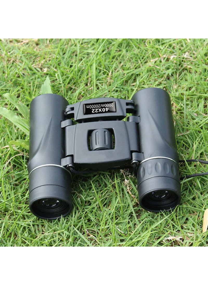 Generic - Hd Powerful Binoculars 2000M Long Range Folding 40x22 Mini Telescope Bak4 Fmc Optics - Image 1