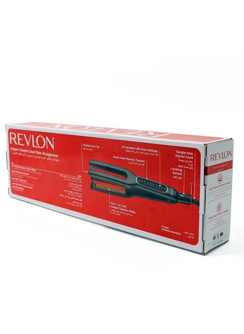 Revlon Revlon Double Straight Copper Ceramic Dual Plate Straightener  - Image 5