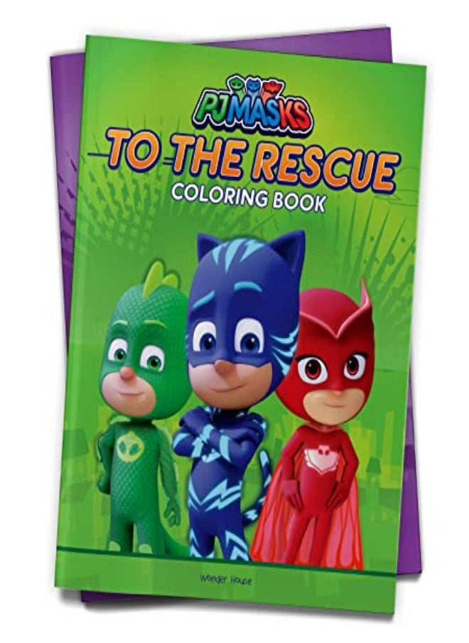 Pj Masks To The Rescue Coloring Book For Kids by Wonder House Books Paperback 