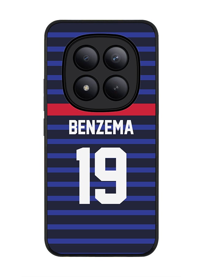 For Xiaomi Redmi Note 15 Pro+ / Poco M8 Pro Case,Slim fit Camera Protection, Shockproof Thin Phone cover  - Football - France,  Benzema