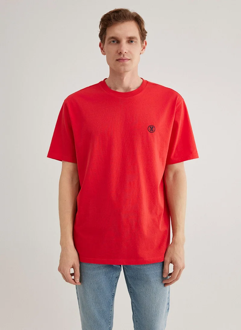 MAVI Mavi Logo Printed Red T-Shirt