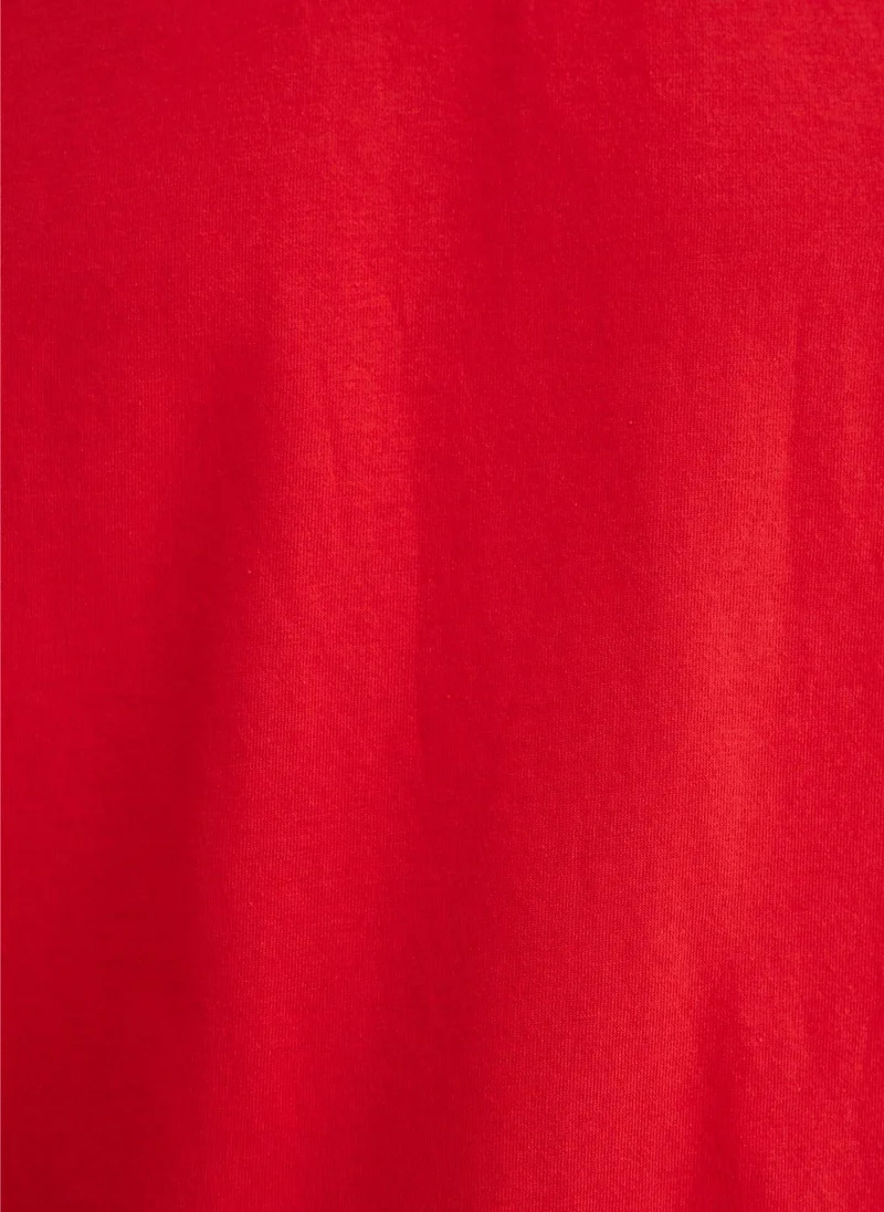 MAVI Mavi Logo Printed Red T-Shirt