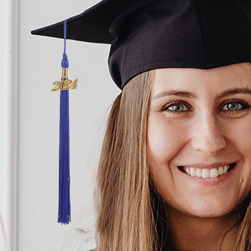 6pcs Graduation Cap Topper Photo Tassel Charm 2024 Graduate Memorial Photo Charm Pendant - Image 4