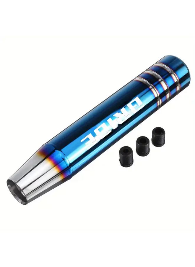 Universal Manual Car Gear Shift Knob Head Lever Blue 7 09 Inch - Image 1