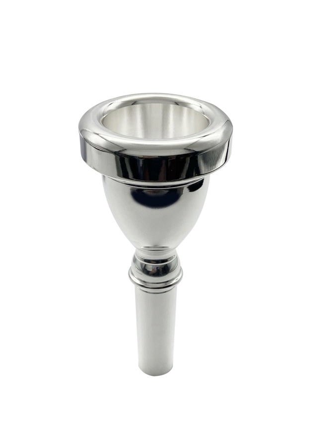 Missmore Premium Silver Plated Tuba Mouthpiece - Enhance Your Performance with Superior Sound Quality and Durability - Image 4