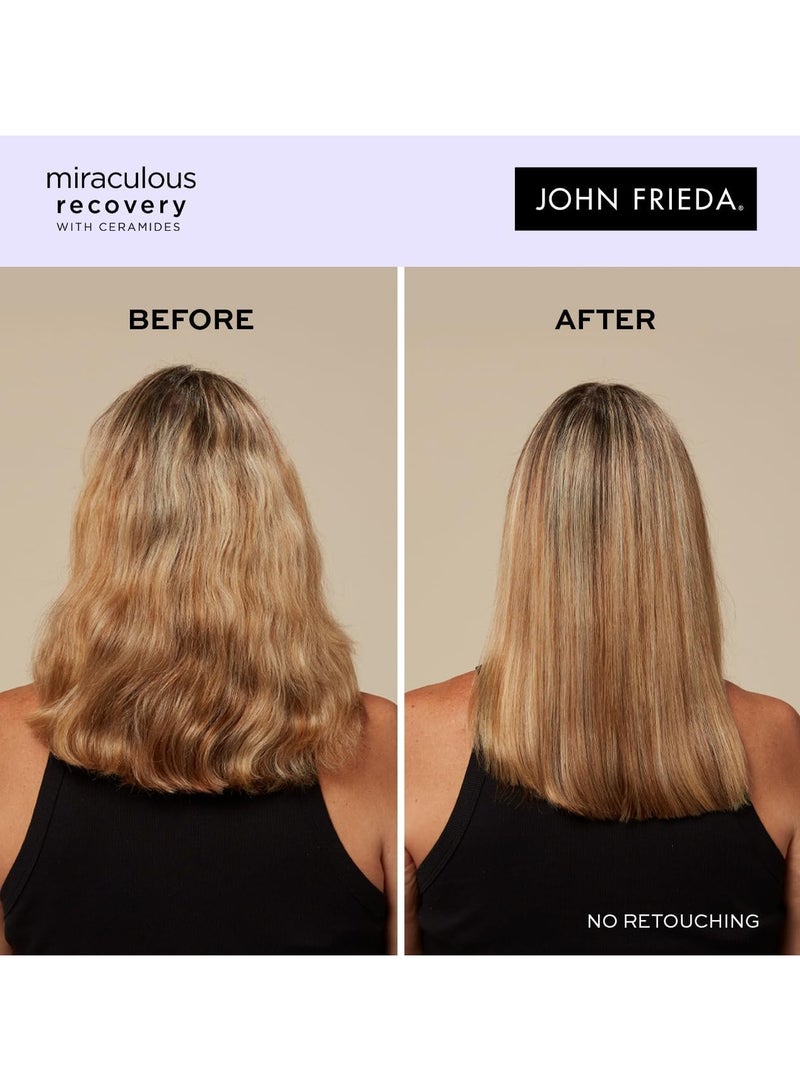 John Frieda John Frieda Frizz Ease Miraculous Recovery Shampoo And Conditioner Duo Pack 2 X 500ml, Repairing And Smoothing Shampoo And Conditioner Bundle Dry, Damaged Hair  - Image 3