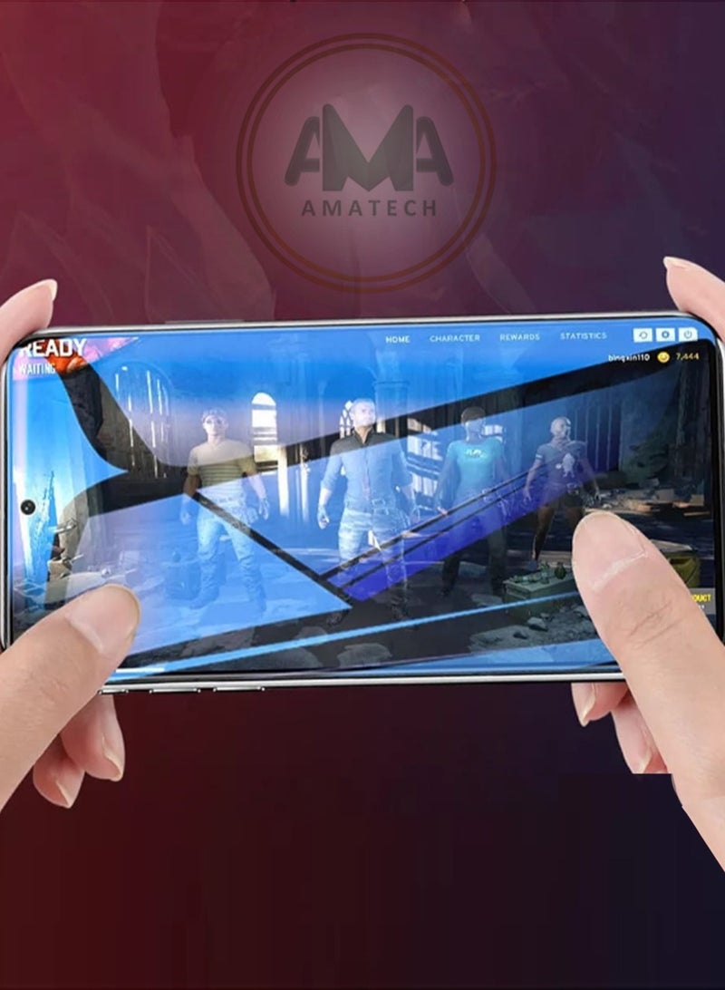 قطعتين لاصقة حماية شاشة  من الهايدروجل الشفاف متوافقة مع هاتف ريلمي 12 برو بلس - Image 2