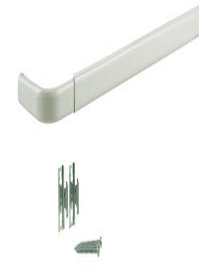 Levolor Heavy Duty Curtain Rod 18" - 30" White