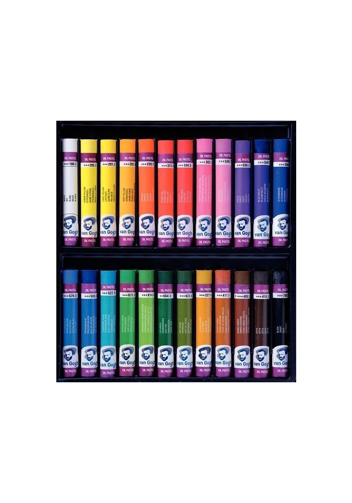 Van Gogh Oil Pastel Set - 24 Piece General Selection - Image 4