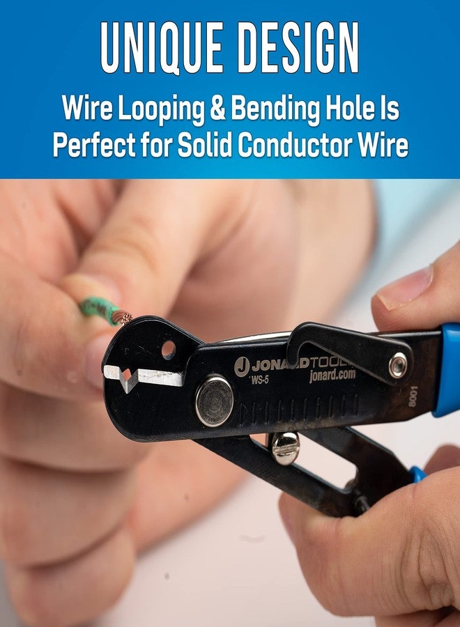 جونارد تولز مفتاح ربط قابل للتعديل WS-5 من جونارد تولز، أداة تجريد، قاطع، 10-30 AWG - Image 4