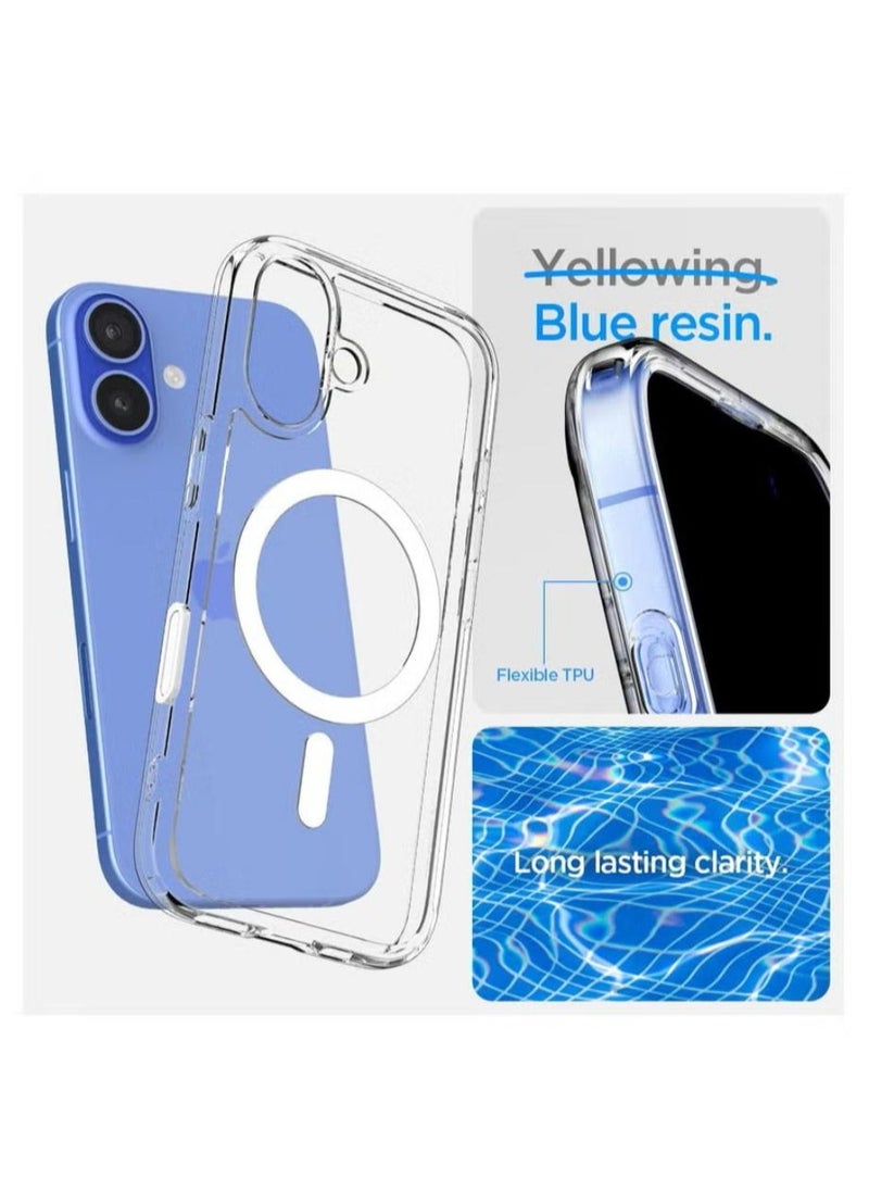 Ultra Hybrid T MagFit for iPhone 16 Case Cover [Camera Control Button Cover] with MagSafe - White
