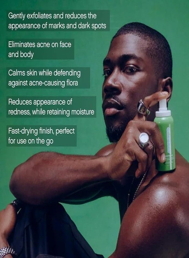 TOPICALS Clearly Acne Clarifying + Calming Mist for Face & Body | Reduces Acne, Blackheads, & Redness | Strengthens Skin Barrier & Evens Texture | 2% Salicylic Acid + AHA | Vegan & Cruelty-Free (4 fl oz) - Image 2