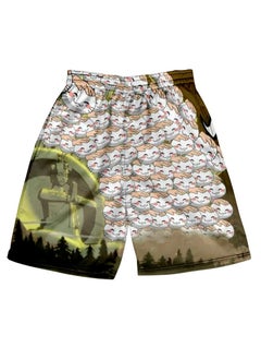 KUYING Summer One Piece Loose Home Five Guarter Shorts  - Image 1