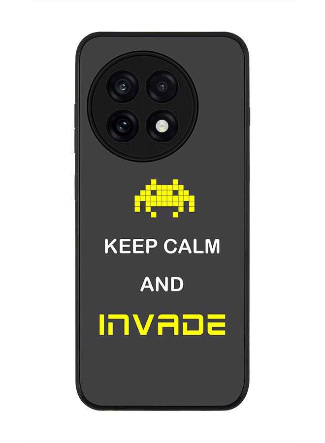 Stylizedd For OnePlus 13R / Ace 5 Pro Case,Slim fit Camera Protection, Shockproof Thin Phone cover  - Keep Calm And Invade