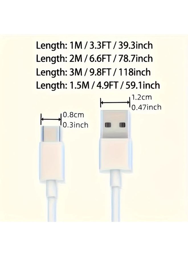 كابل USB-C المنسوج من النايلون المتين باللون الأحمر، 16 4 قدم 5 م، تصميم مسطح، طاقة 50-80 واط، ومزامنة البيانات - Image 4