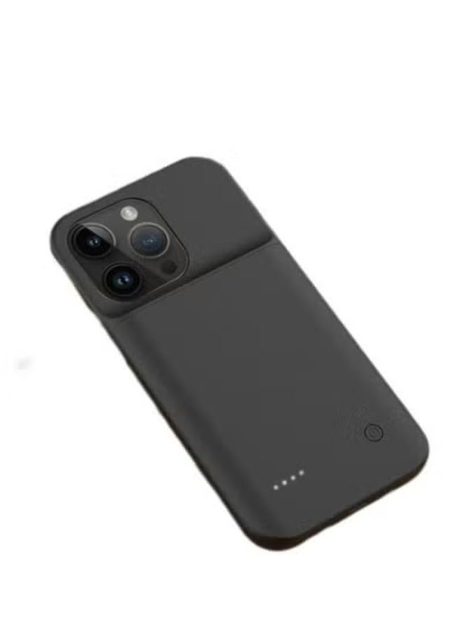 GULFLINK Wireless Protective Charging Case Cover For iPhone 14 Promax 6800mah Black - Image 1
