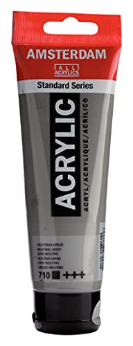 Amsterdam Standard Series Acrylic Tube 120ml Neutral Grey 710 (17097102) - Image 1