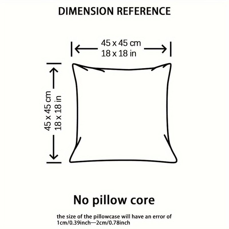 Brown 17.72x17.72 Inch Irregular Plush Decorative Pillow Cover For Living Room Sofa - Image 3
