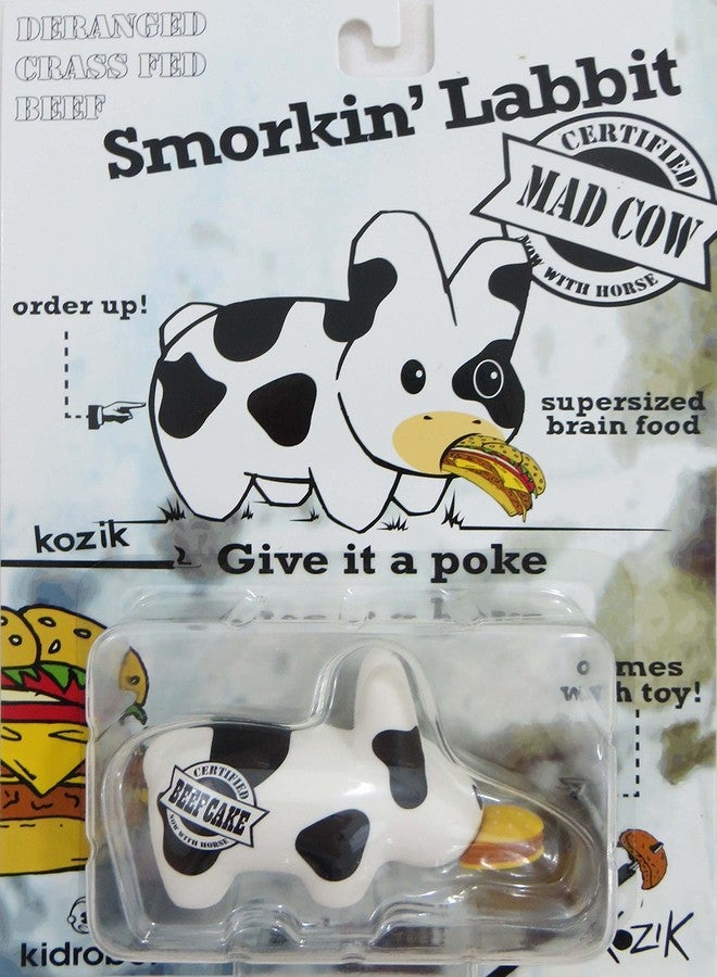 Frank Kozik Smorkin' Labbit Mad Cow Vinyl Toy 2.5 inch - Image 3