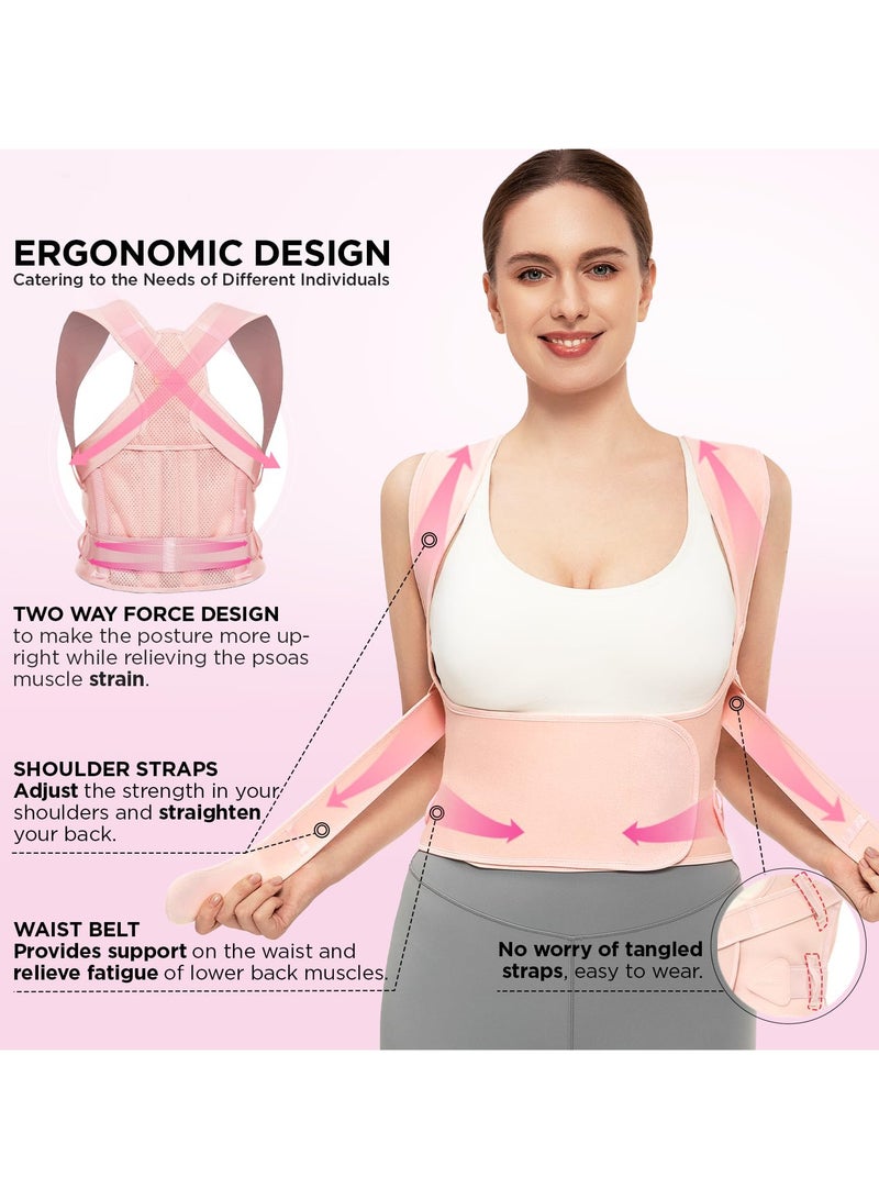 Women Posture Corrector Support for Back,Relieve Upper Back Pain Straighten Body - Image 2