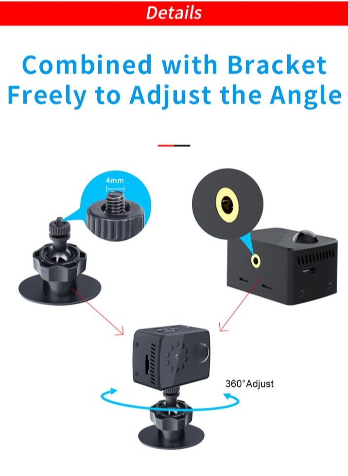 GULFLINK - Auto Night Vision Camera 1080P PIR Sensor Motion Activated Mini Camcorders Standby 90 Days - Image 1