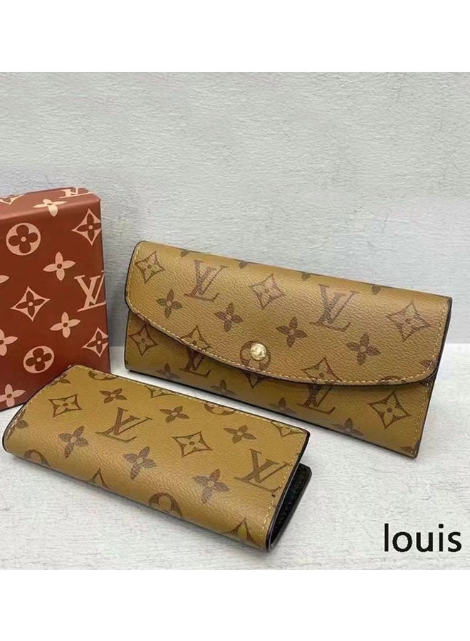 Exquisite high-end wallet ultra-thin, anti-magnetic, multiple card slots, business card holder, convenient for ID storage, suitable for both men and women