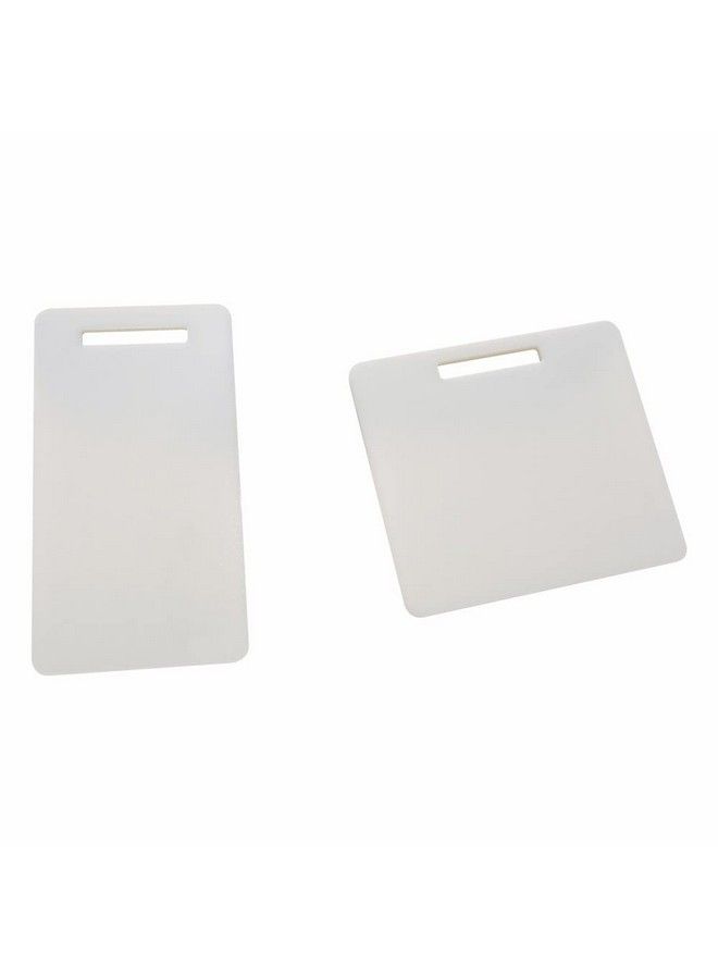MEYA 1 12" Acrylic Badge Buddy Blankshorizontal & Horizontal Badge Buddy Blanks Diy Badge Buddy Blanks Set Of 10 (White) - Image 2