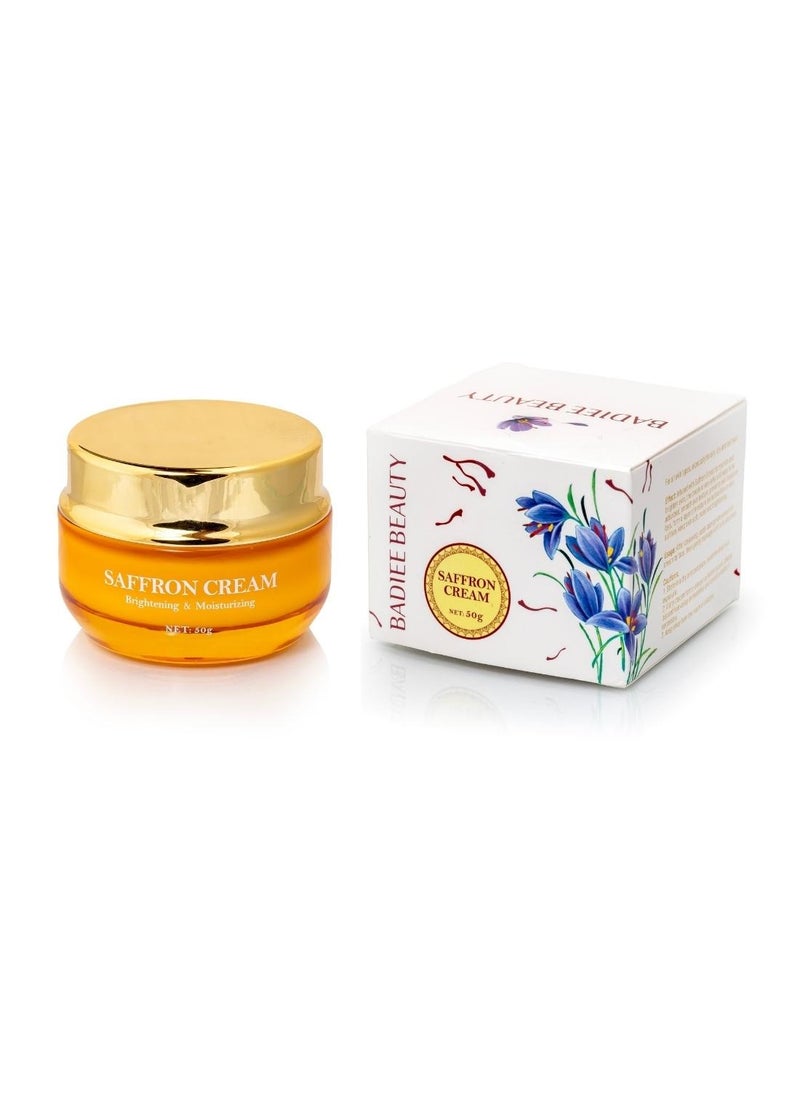 BADIEE BEAUTY Badiee Beauty Saffron Cream, An Ultimate Solution for Oily, Dry, and Dull Skin, Ensuring Effortless Absorption 50 g  - Image 2