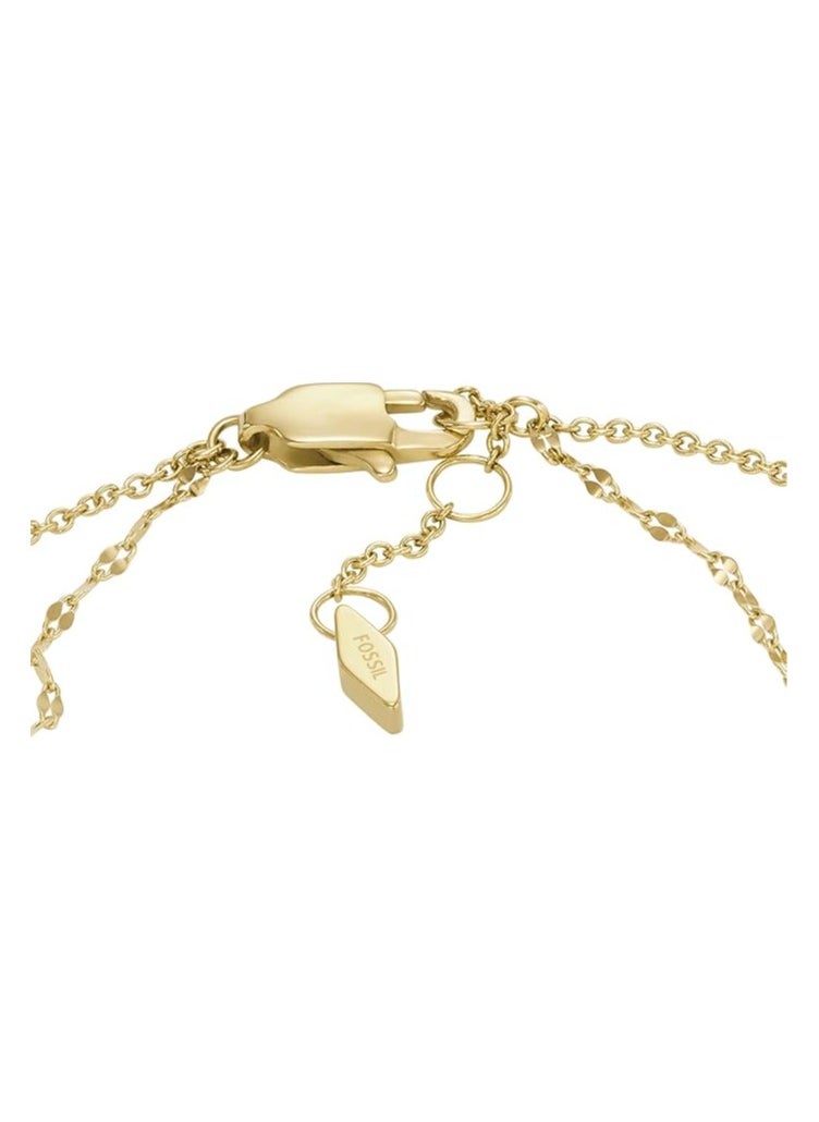 FOSSIL Teardrop JF04317710 Women's Link Bracelet Mother of Pearl White, Total Length: 16.5cm + 2.5cm, Stainless Steel, No gemstone  - Image 4