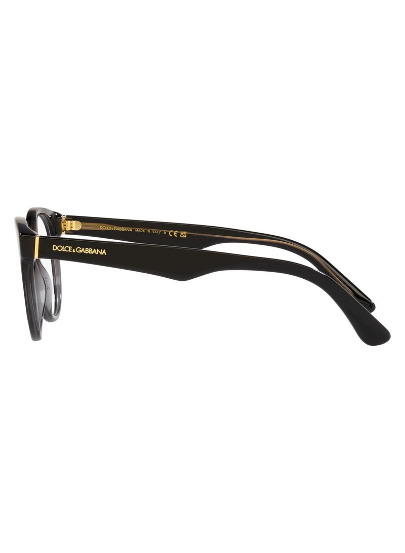 Dolce & Gabbana Dolce & Gabbana DG3361 3246 50 Women's Eyeglasses Frame  - Image 3