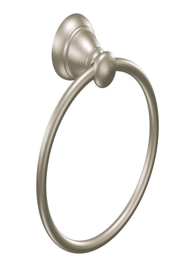 Moen Y2686BN Banbury Hand Towel Ring, 0.4, Brushed Nickel - Image 1