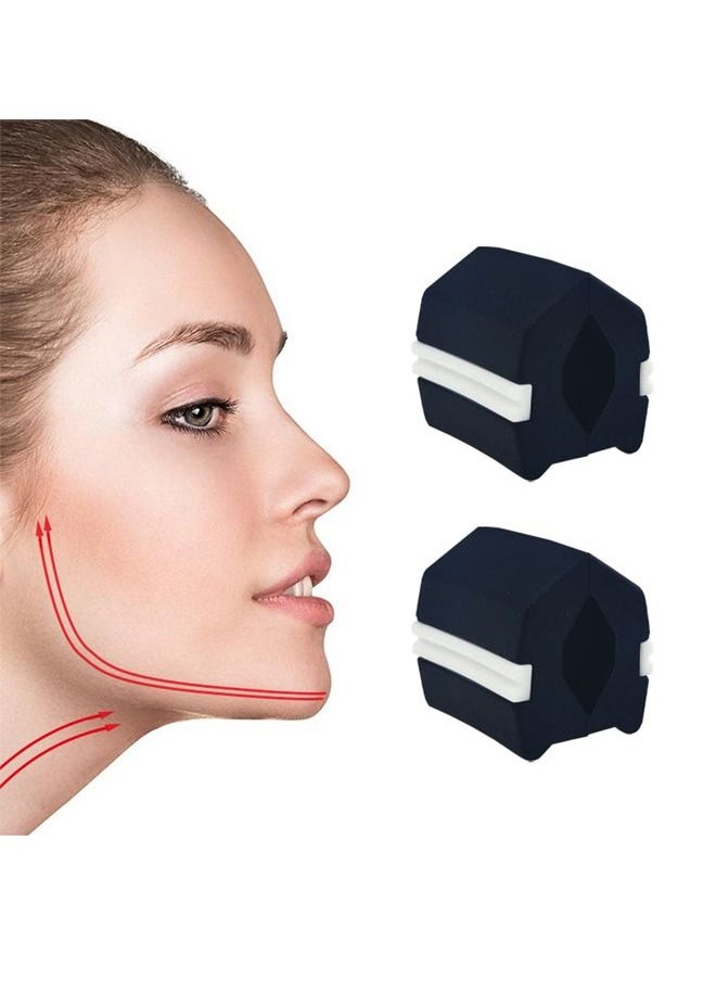 Ant 2-Piece Jaw, Face, and Neck Exerciser, Define Your Jawline, Slim and Tone Your Face, Look Younger and Healthier, Helps Reduce Stress and Cravings, Facial Exerciser (Black)  - Image 1
