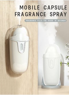 Mini aromatherapy machine, small humidifier, wall-mounted, suitable for room, home, office, nano atomization, waterless essential oil aromatherapy machine